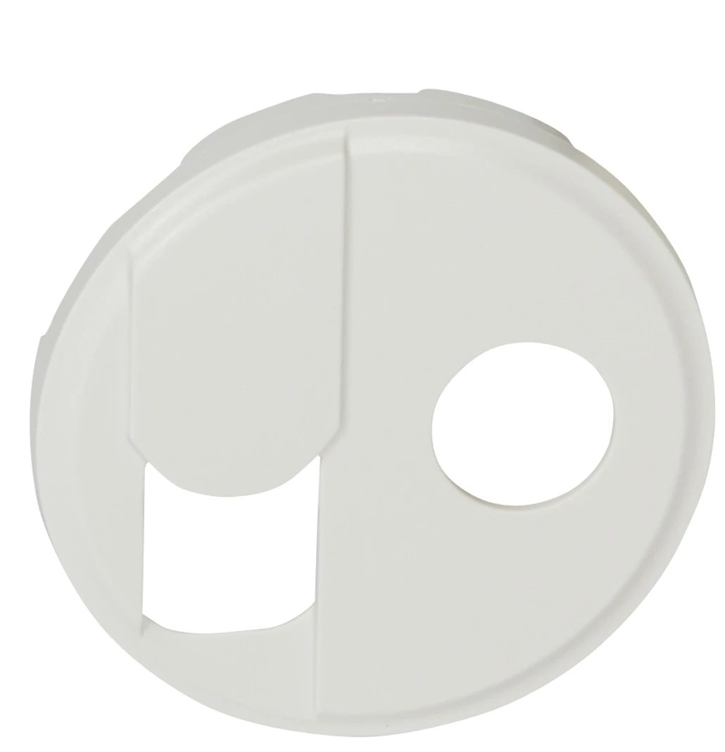 Накладка RJ-45 и TV розетки 068239 тип F белый Legrand Celiane