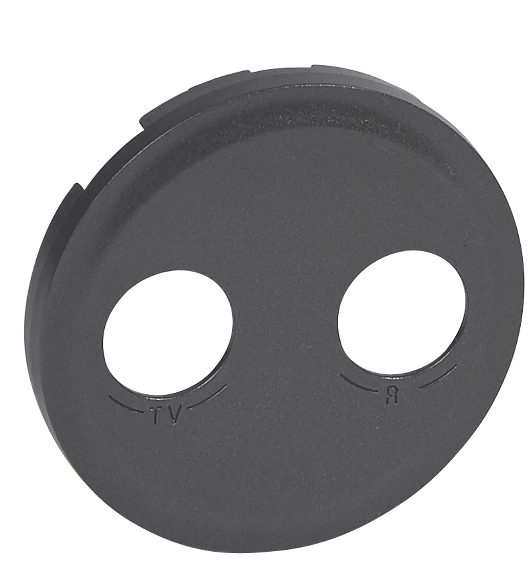 Накладка TV-FM розетки 067983 графит Legrand Celiane