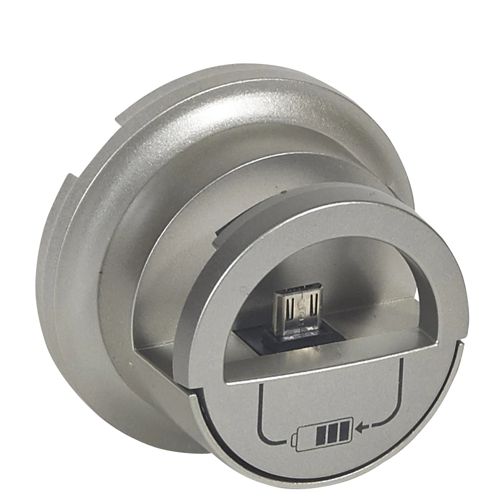 Накладка для USB-зарядки 068510 титан Legrand Celiane