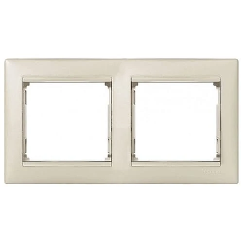 Рамка 2 поста жемчужный Legrand Valena 770482