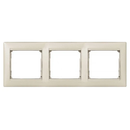 Рамка 3 поста жемчужный Legrand Valena 770483