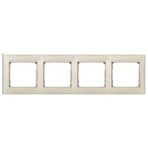 Рамка 4 поста жемчужный Legrand Valena 770484