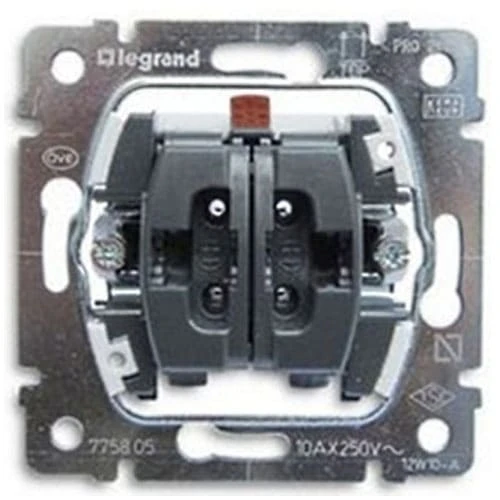 Механизм выключателя 2-клавишного Legrand Galea Life 775805