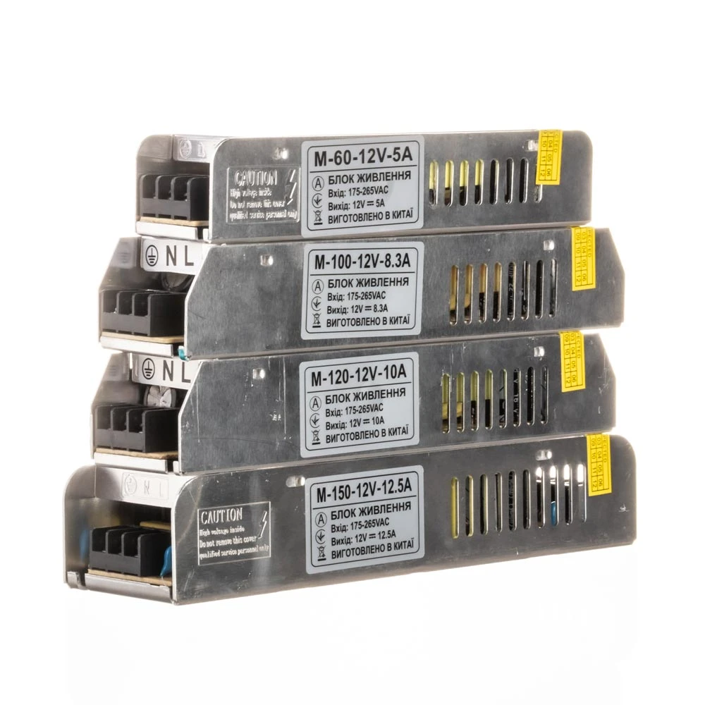 Блок питания для светодиодных лент 12V F-2.5А 30W IP65 1013348 Motoko