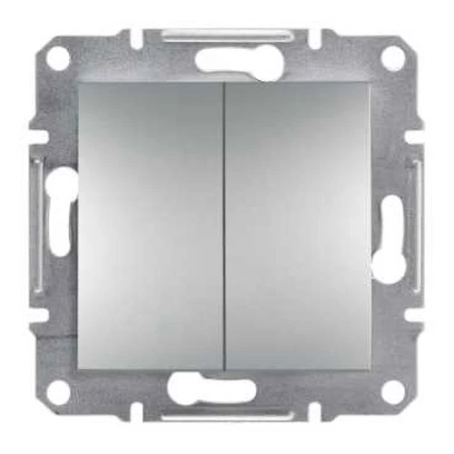 Механизм проходного 2-клавишного переключателя алюминий EPH0600161 Schneider Electric Asfora