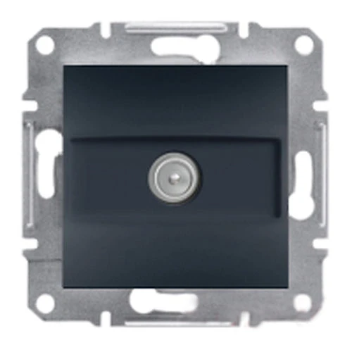 Механизм розетки SAT проходной антрацит EPH3700271 Schneider Electric Asfora