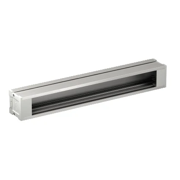 Настольный блок для розеток ISM20424 8х45 пустой алюминий Schneider Electric
