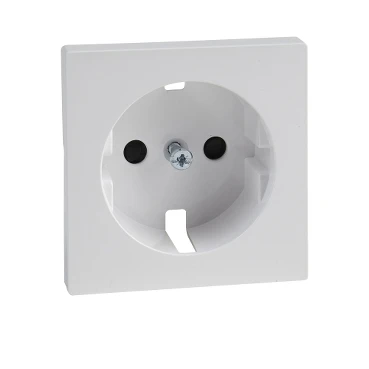 Центральная плата розетки с заземлением белая Merten System M MTN2330-0325 Schneider Electric