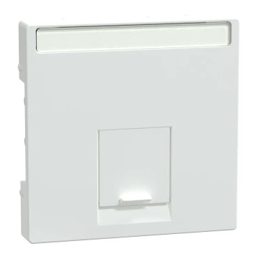 Центральная панель компьютерной розетки белый Merten System M MTN469825 Schneider Electric