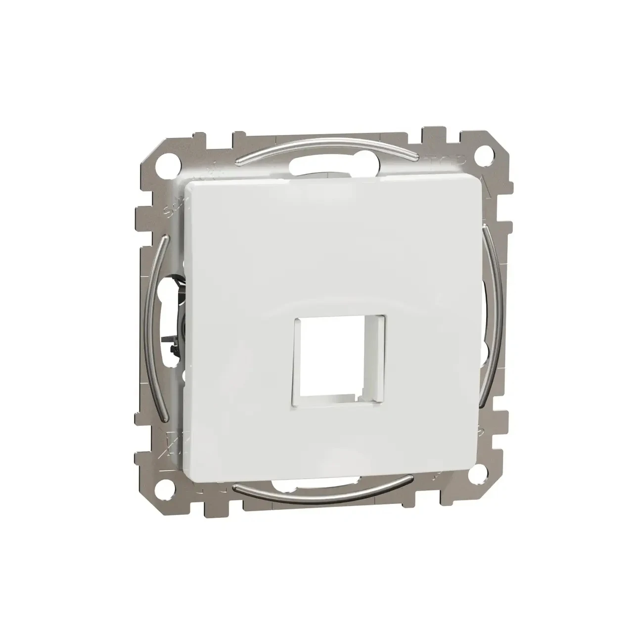 Центральная плата для одинарного разъема Keystone белый Sedna Design SDD111421 Schneider Electric