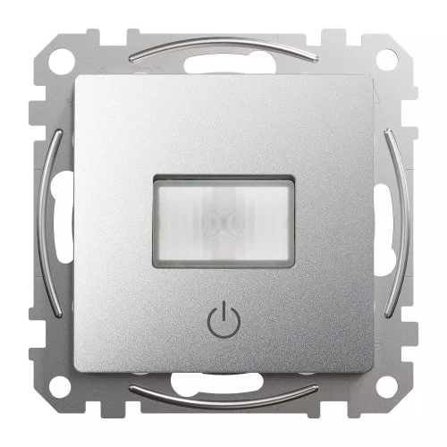 Датчик движения с выключателем 10A SDD113504 алюминий Sedna Design Schneider Electric