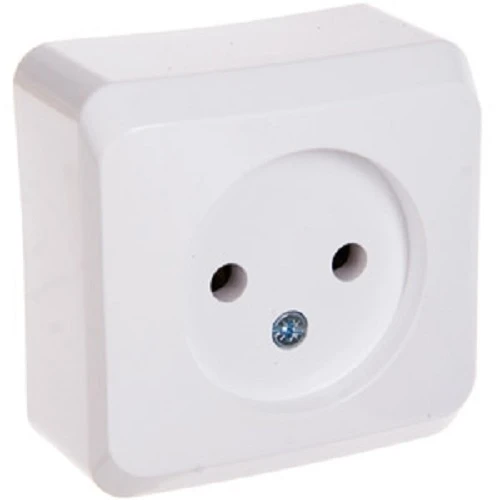 Одинарная розетка без заземления 16A 220V белая WDE001000 Prima Schneider Electric