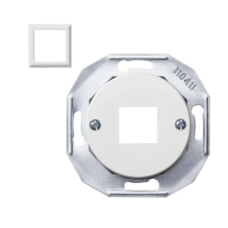 Центральная плата RJ45*1 белая WDE011700 Renova Schneider Electric
