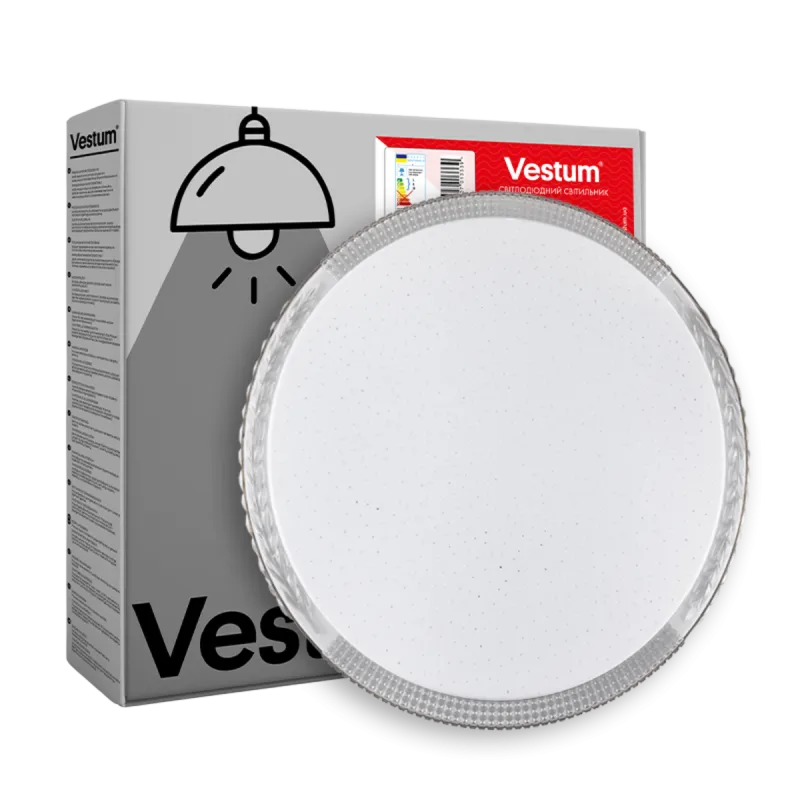 Накладной ЛЕД светильник WILLOW звездное небо 30W 395x60мм 4000К VS-90048 Vestum