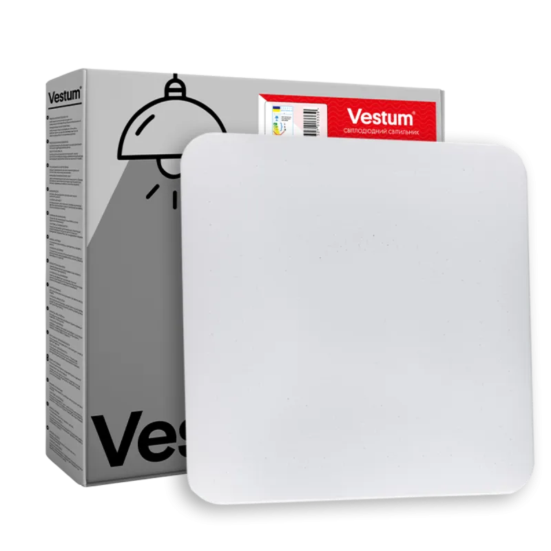 Накладной LED светильник QUATRO звездное небо 20W 350x350x60мм 4000К VS-90055 Vestum