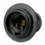 Патрон пластиковий E27 e.lamp.socket.with.nut.E27.pl.black чорний s9100007 E.NEXT