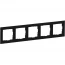 Рамка 5-постовая IP20 IK04 Черный 721525 SUNO LEGRAND
