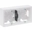 Коробка накладного монтажа 2 поста Белый IP2X IK02 721195 SUNO LEGRAND