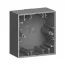 Коробка для наружного монтажа 1 пост Merten D-Life антрацит MTN4014-6534 Schneider Electric