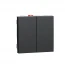 Перемикач 2-клавішний 10А 2 модулі антрацит NU321354 Schneider Electric Unica New