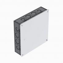 Распределительная коробка UV 250 K вмонтированная для кирпичных стен квадратная черная 261x261x67мм IP20 2003136 OBO Bettermann