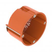 Коробка монтажная (подрозетник) круглая для гипсокартонных стен 68x47мм оранжевая 2003802 OBO Bettermann