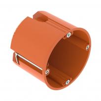 Коробка монтажная (подрозетник) круглая для гипсокартонных стен 68x61мм оранжевая 2003804 OBO Bettermann