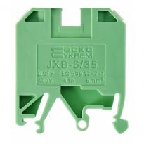 Заземляющая клемма наборная JXB 6/35 зеленая A0130010016 АСКО-УКРЕМ