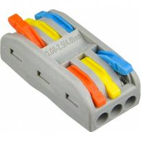 Клемник з'єднувальний універсальний PCT-2-3-С на 3 провода кольоровий A0130010112 АСКО-УКРЕМ
