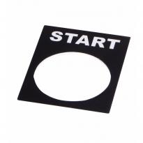 Табличка маркувальна START для кнопок XB2 A0140010068 АСКО-УКРЕМ
