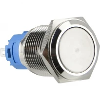 Кнопка металлическая плоская 1NO+1NC TYJ 16-211 A0140010088 АСКО-УКРЕМ