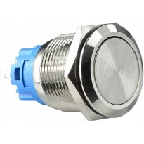 Кнопка металева пласка з фіксацією 1NO+1NC TYJ 19-311 A0140010110 АСКО-УКРЕМ