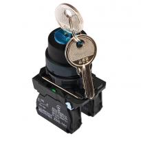 Кнопка поворотна з ключем 3-позиційна TB5-AG33 A0140010155 АСКО-УКРЕМ
