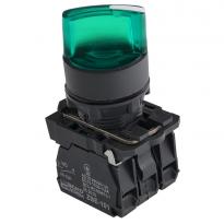 Кнопка зеленая поворотная 2-поз. с подсветкой TB5-AK123M5 A0140010165 АСКО-УКРЕМ