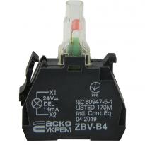 Блок для подсветки красный 24V для кнопок TB5 ZBV-B4 A0140010211 АСКО-УКРЕМ