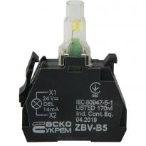 Блок для подсветки желтый 24V для кнопок TB5 ZBV-B5 A0140010212 АСКО-УКРЕМ