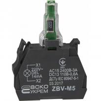 Блок для подсветки желтый 220V для кнопок TB5 ZBV-M4 A0140010221 АСКО-УКРЕМ