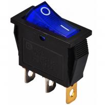Перемикач 1 клавішний синій з підсвічуванням KCD3-101N BL/B 220V 1NO A0140040030 АСКО-УКРЕМ