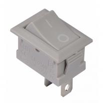 Перемикач 1 клавішний сірий KCD1-101 Grey/Grey 1NO A0140040051 АСКО-УКРЕМ