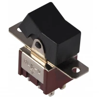 Тумблер клавішний RLS-203 ON-OFF-ON 3 пол. x 6 конт. 4NO A0140060023 АСКО-УКРЕМ