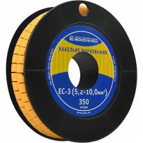 Маркер кабельний EC-3 5,2-10,0мм.кв без маркування (350 шт) жовтий A0150080011 АСКО-УКРЕМ