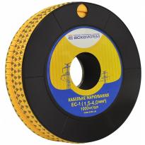 Маркер кабельний EC-1 1,5-4,0мм.кв символ "земля" (1000 шт) жовтий A0150080065 АСКО-УКРЕМ