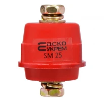 Ізолятор SM25 (М6) силовий з болтом A0150100001 АСКО-УКРЕМ