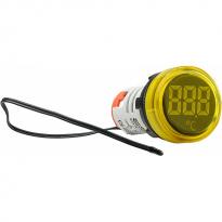 Круглий цифровий вимірювач температури ED16-22WD -25С - 150С (жовтий) A0190010045 АСКО-УКРЕМ