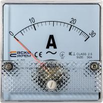 Амперметр AC прямого включення; 30А; 80х80; модель А-80 A0190010054 АСКО-УКРЕМ