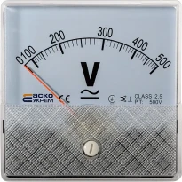 Вольтметр AC 500V 80х80 модель А-80 A0190010058 АСКО-УКРЕМ