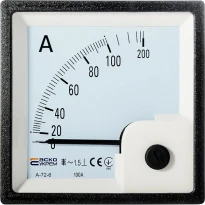 Амперметр AC прямого включения 100А 72х72 модель A-72-6 A0190010063 АСКО-УКРЕМ
