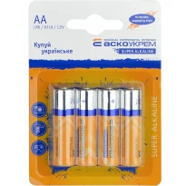 Лужна батарея AА.LR6.BL4 (4 шт) АСКО-УКРЕМ