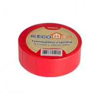 Изолента ECO 0,11x18мм 18м красная ECO0150020022 ECOHOME