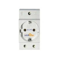 Розетка на Din-рейку ECO SC 2PE з заземленням 16A ECO080010002 ECOHOME